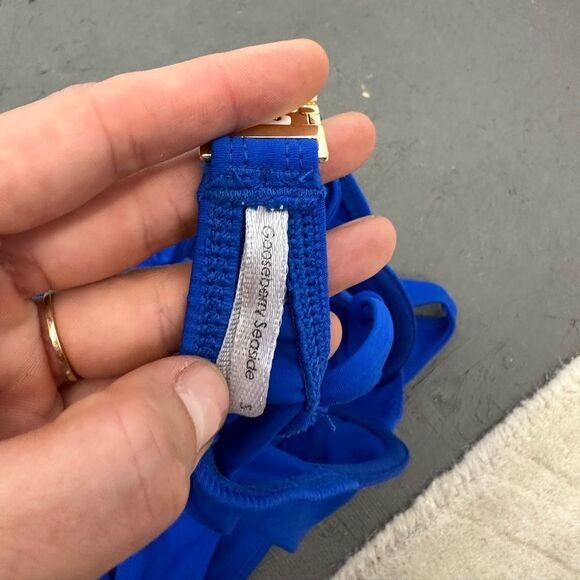 Gooseberry So Chic Bikini Set Sculpting Top & Bottom In Royal Blue Size XS/S - Picture 11 of 16